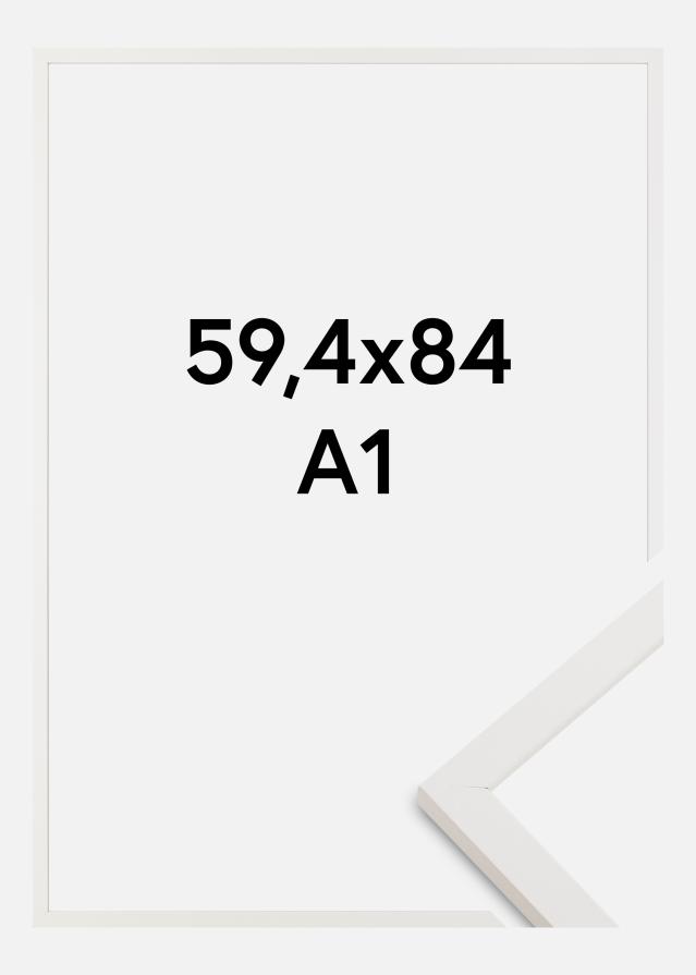 Cadre Trendy Verre Acrylique Blanc 59,4x84,1 cm (A1)