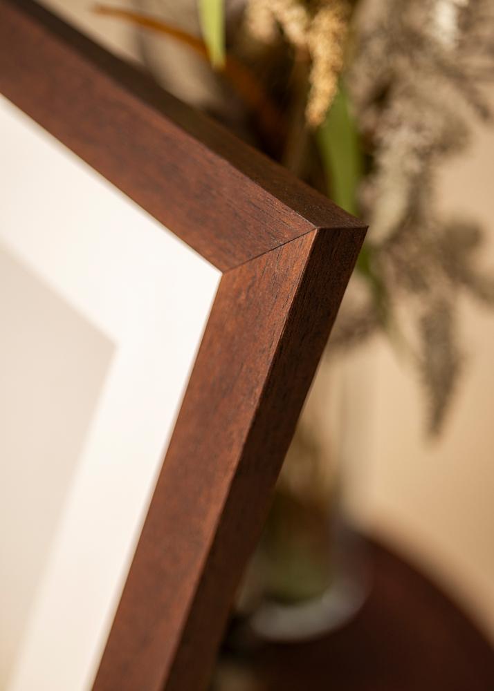 Cadre Juno Verre acrylique Teck 70x90 cm