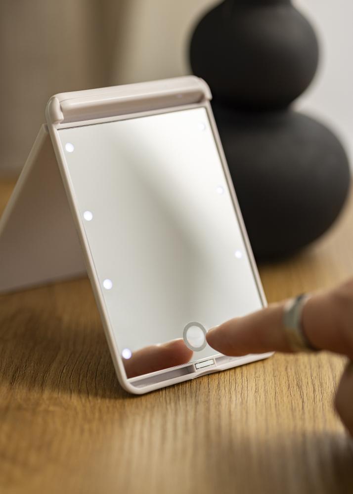 KAILA Miroir de maquillage Fold III Blanc - 13x9 cm