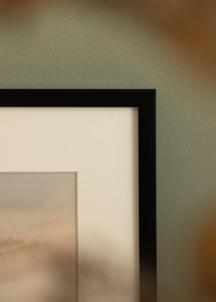 Cadre Budget Verre Acrylique Noir 50x70 cm