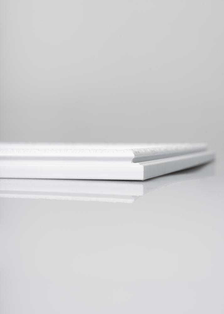 Miroir Nostalgia Blanc 85x85 cm