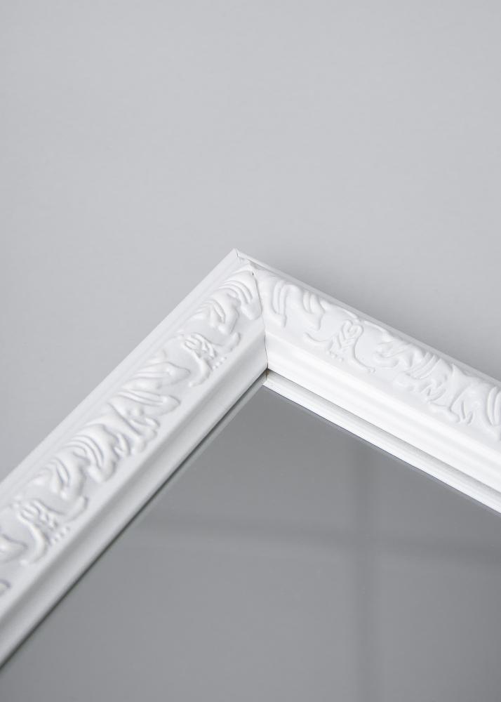 Miroir Nostalgia Blanc 85x85 cm