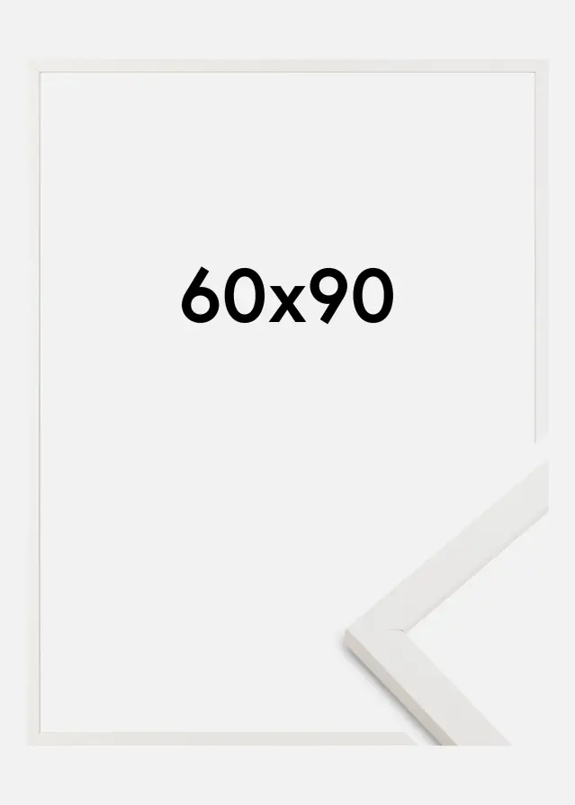 Cadre Trendy Verre Acrylique Blanc 60x90 cm