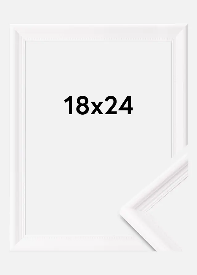 Cadre Gala Verre Acrylique Blanc 18x24 cm