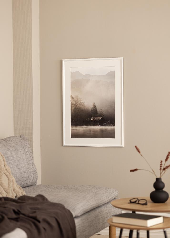 Cadre Line Blanc - Taille au choix