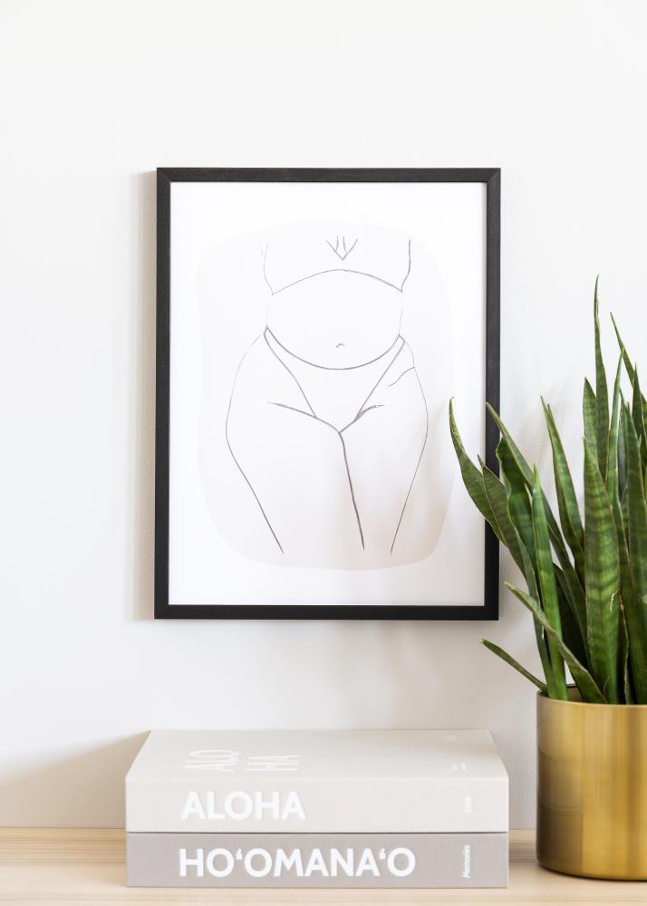 Cadre Soul Verre Acrylique Noir 59,4x84,1 cm (A1)