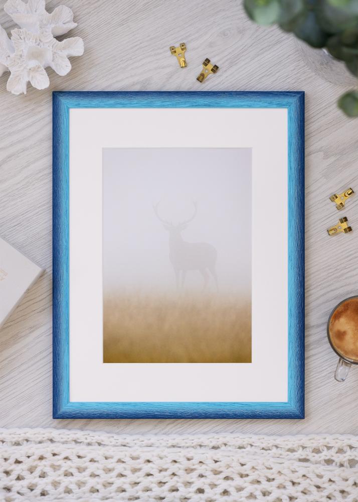 Cadre Cornwall Verre Acrylique Bleu Foncé 50x70 cm