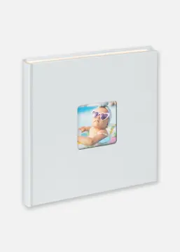 Fun Album bébé Bleu - 26x25 cm (40 pages blanches/20 feuilles)