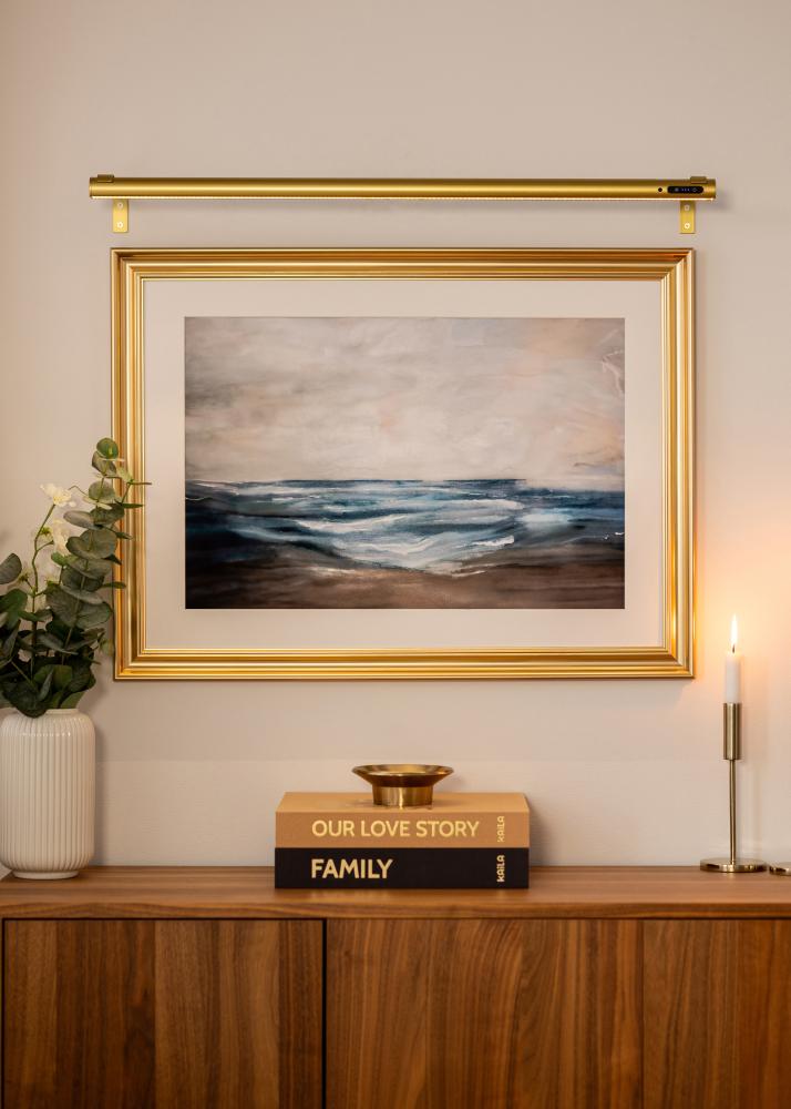 KAILA Brilliance Cadre Trompe L’œil À Piles 80 cm - Or