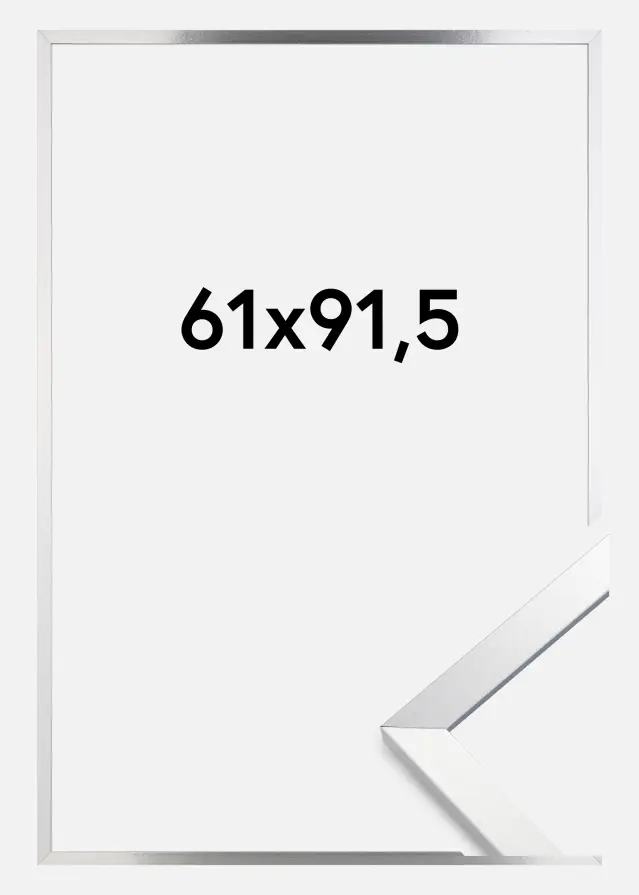 Cadre Trendy Verre Acrylique Argent 61x91,5 cm