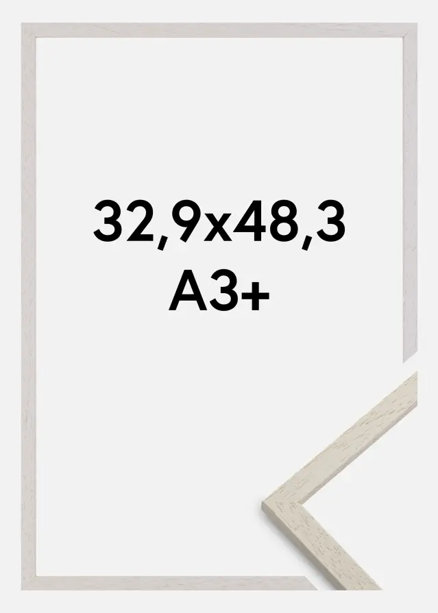 Cadre Edsbyn Verre Acrylique Sand 32,9x48,3 cm (A3+)