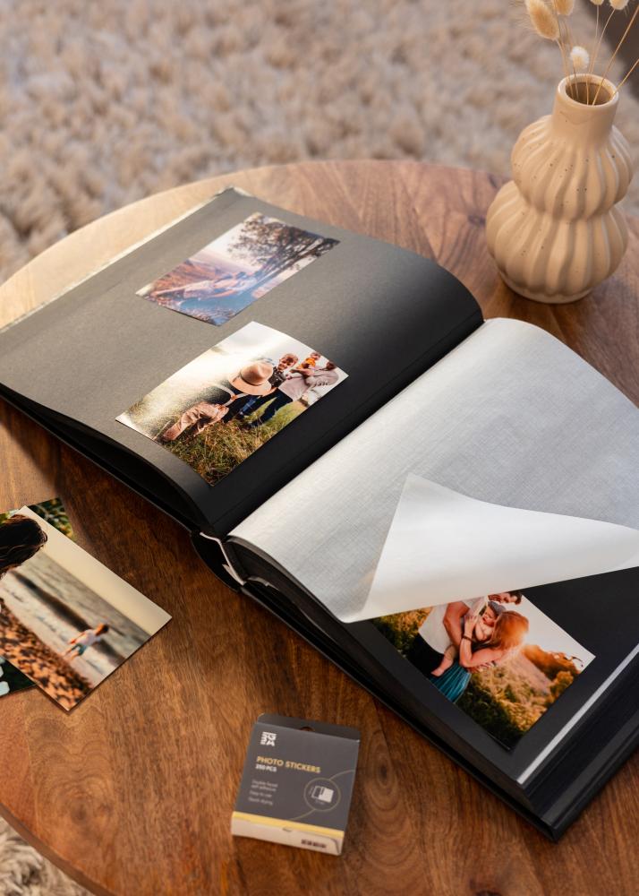 Classico Album Noir - 32x34 cm (100 Pages noires / 50 feuilles)