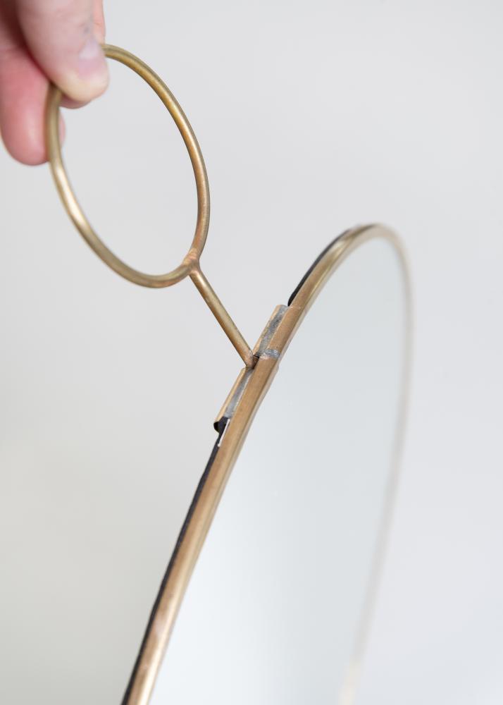 Miroir House Doctor The Loop Laiton diamètre 38 cm