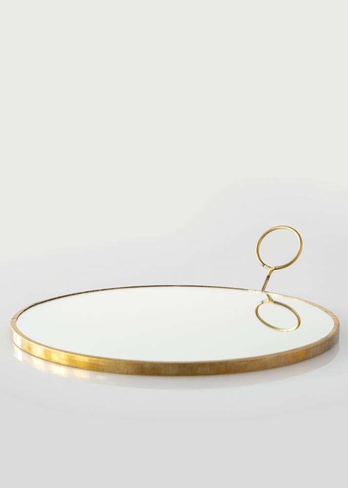 Miroir House Doctor Loop Laiton diamètre 22 cm