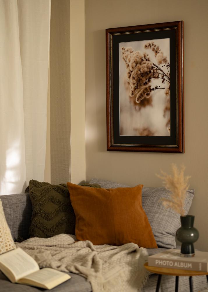 Cadre Old Retro 40x50 cm - Passe-partout Noir 30x40 cm