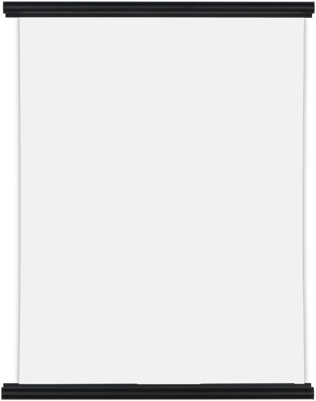 Support pour poster Aluminium Noir - 50 cm