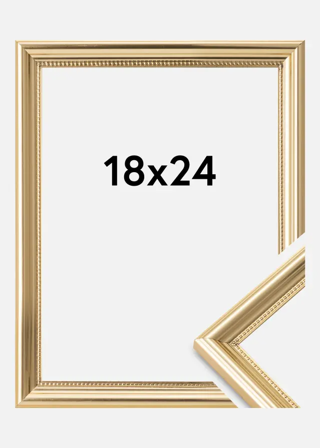 Cadre Gala Verre Acrylique Or 18x24 cm