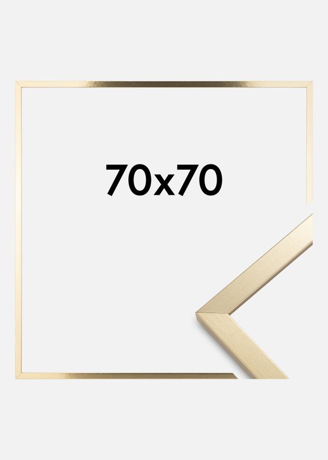 Cadre Trendy Verre Acrylique Or 70x70 cm