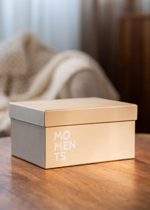 KAILA MOMENTS Boîte à Photos (700 images en 10x15 cm) - Crème