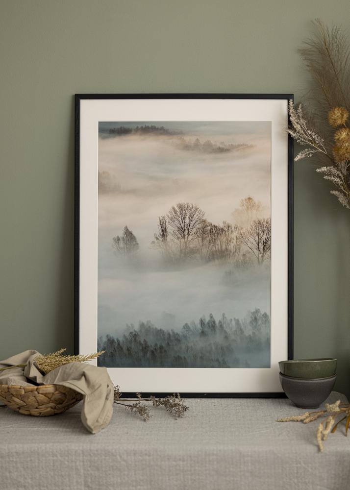 Cadre Kaspar Verre acrylique Noir 25x70 cm