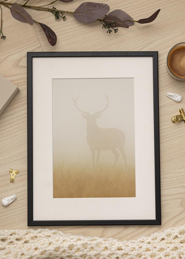 Cadre Kaspar Verre acrylique Noir 25x70 cm