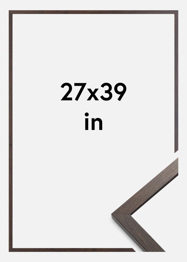 Cadre Trendy Verre Acrylique Noyer 27x39 inches (68,58x99,06 cm)