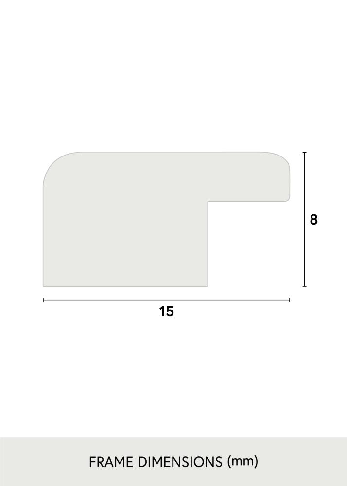 Cadre Liv Verre Acrylique Bois 13x18 cm