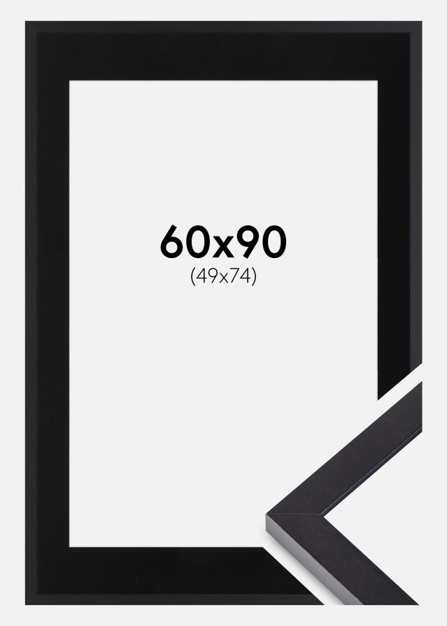 Cadre Selection Noir 60x90 cm - Passe-partout Noir 50x75 cm