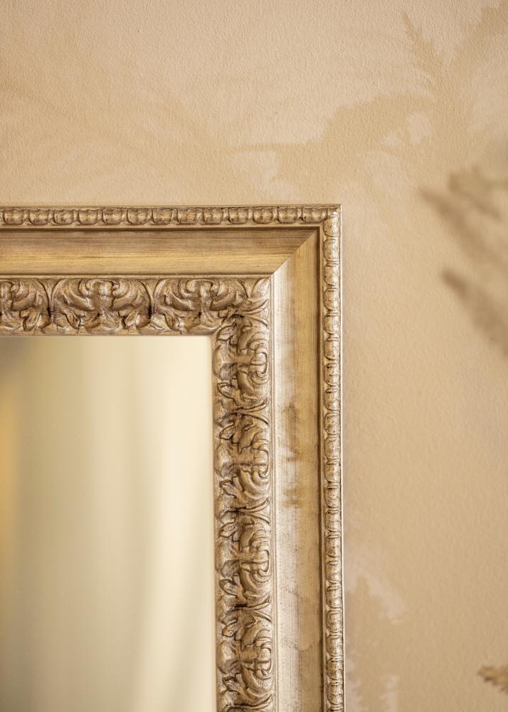 Miroir Drottningholm Argent III - Sur mesure