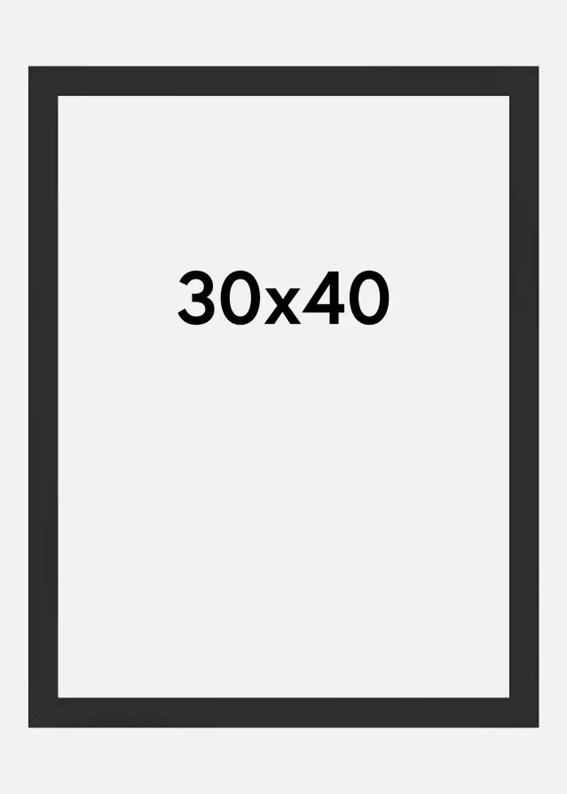 Cadre Liv Verre Acrylique Noir 30x40 cm