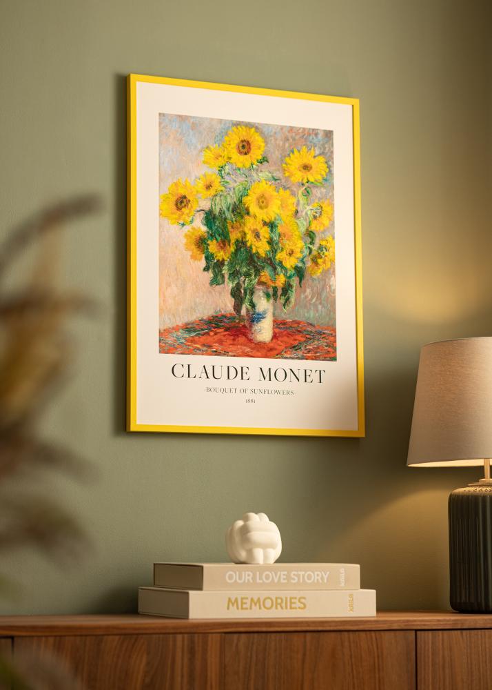 Colorful Verre acrylique Jaune 40x60 cm