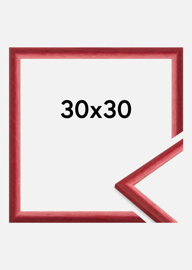 Cadre Cornwall Verre Acrylique Rouge Foncé 30x30 cm