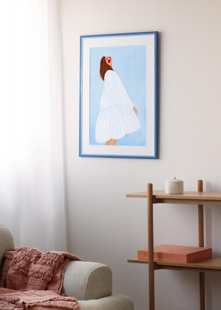 Cadre Cornwall Verre Acrylique Bleu 42x59,4 cm (A2)