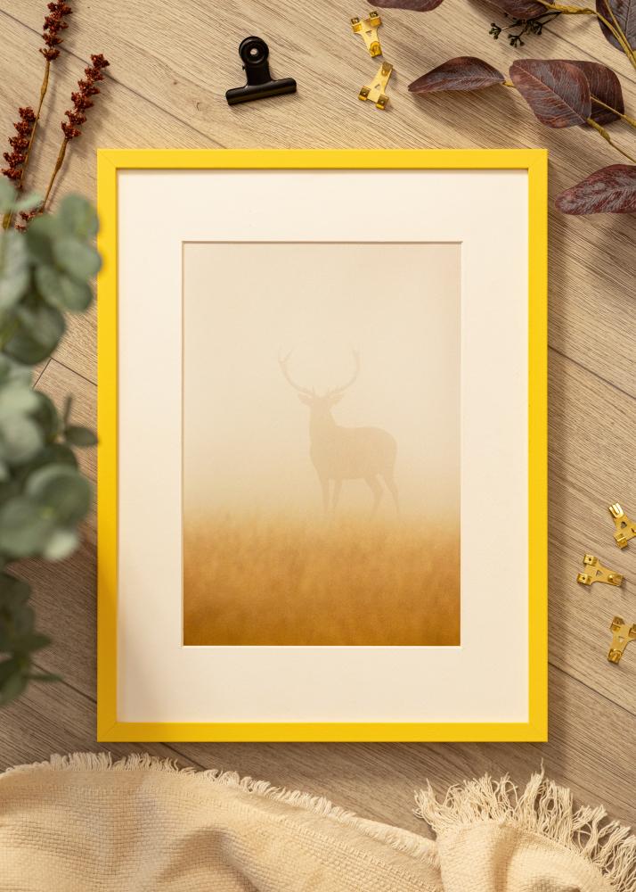 Colorful Verre acrylique Jaune 40x60 cm