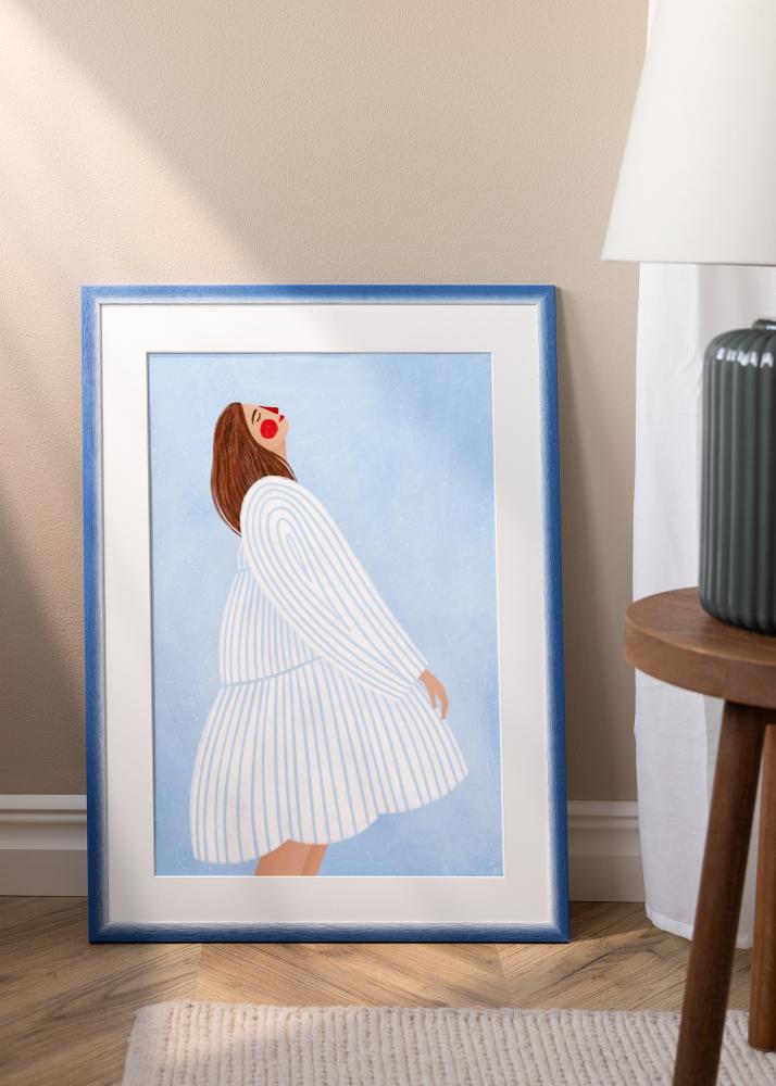 Cadre Cornwall Verre Acrylique Bleu 42x59,4 cm (A2)