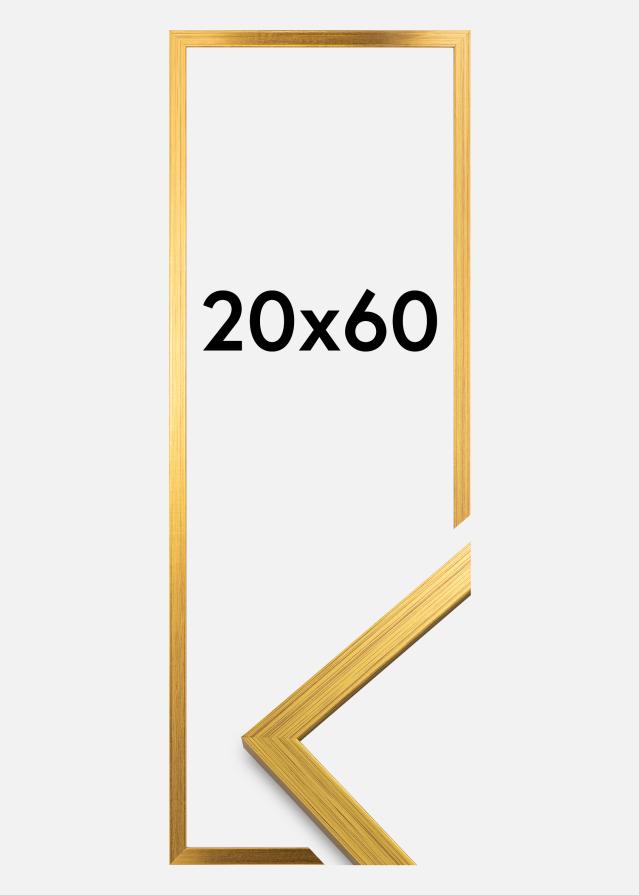 Cadre Edsbyn Verre Acrylique Or 20x60 cm