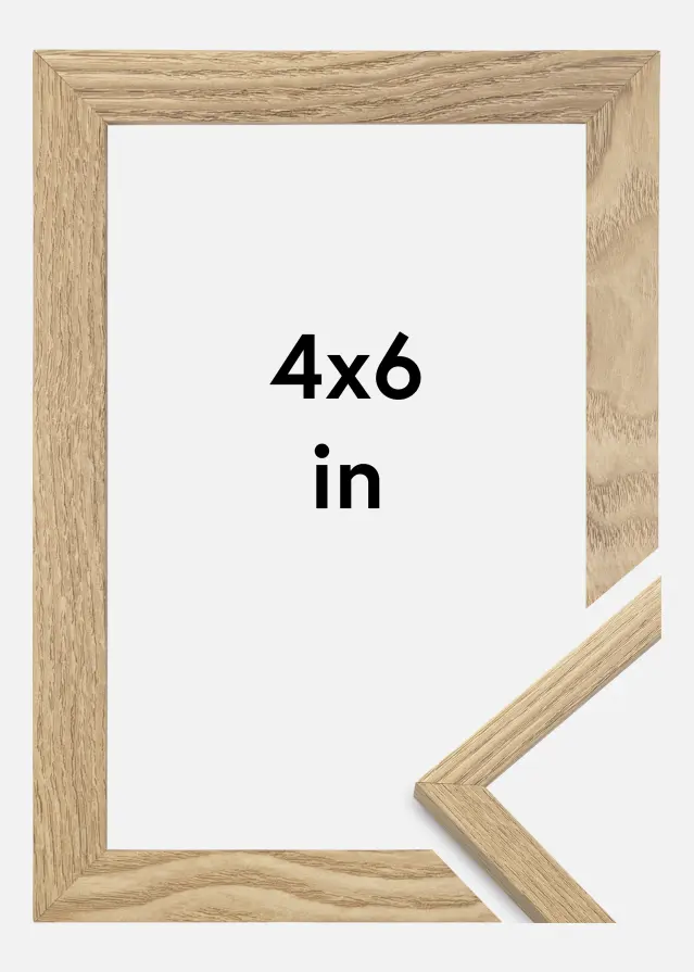 Cadre Trendy Verre Acrylique Chêne 4x6 inches (10,2x15,2 cm)