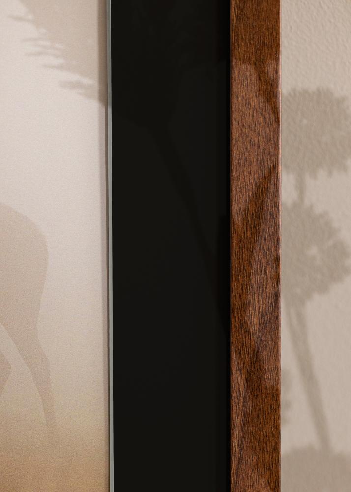 Cadre Stilren Warm Brown 40x50 cm - Passe-partout Noir 29,7x42 cm (A3)