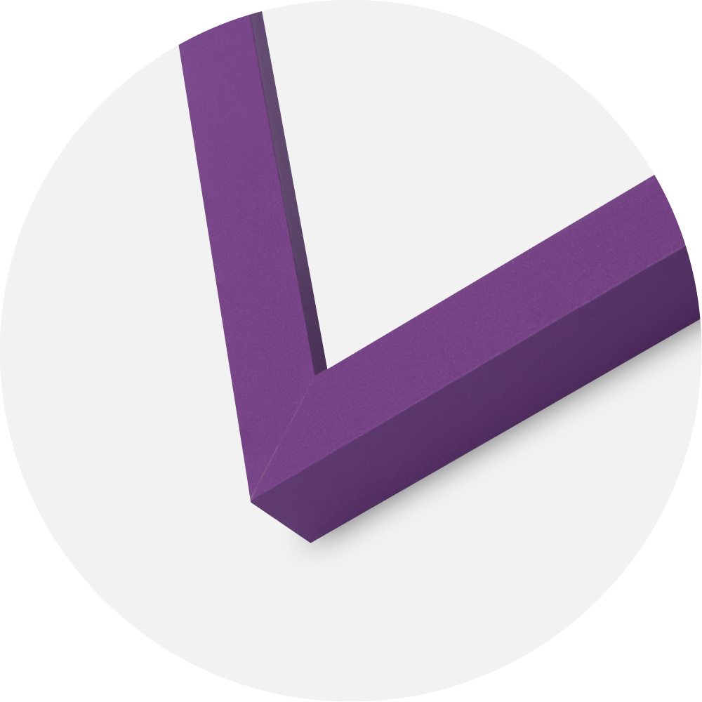 Cadre Selection Verre Acrylique Deep Lilac 40x40 cm