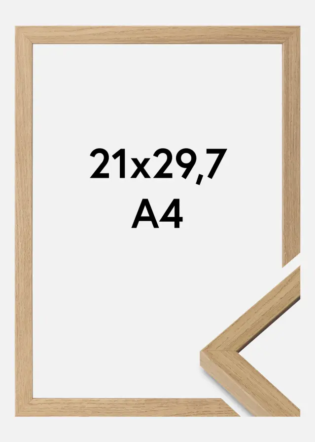 Cadre Ares Verre acrylique Natural Oak 21x29,7 cm (A4)