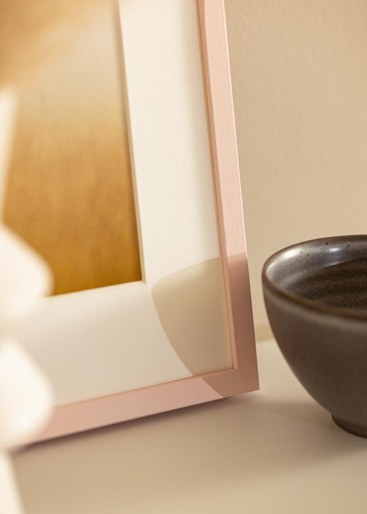 Colorful Verre acrylique Rose 40x40 cm