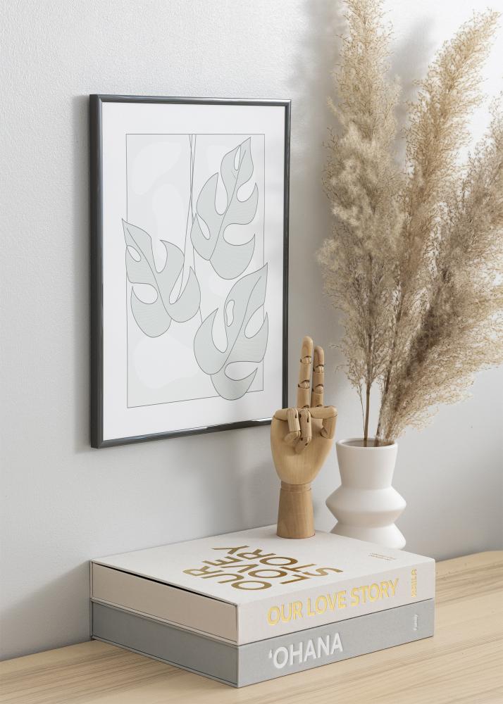 Cadre New Lifestyle Verre Acrylique Gris foncé 70x100 cm