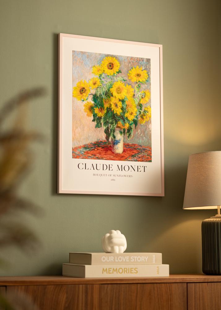 Colorful Verre acrylique Rose 40x40 cm