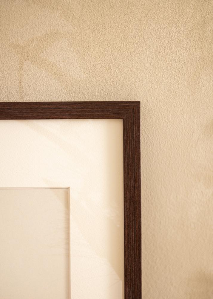 Cadre Modern Verre acrylique Noyer 40x50 cm