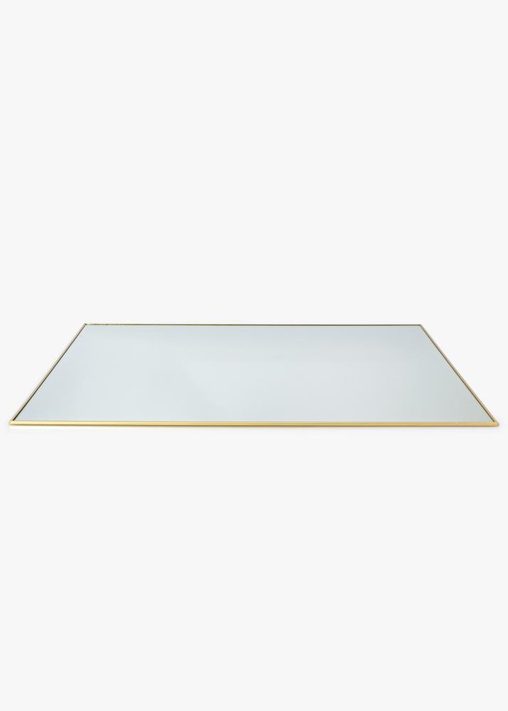 KAILA Square Mirror - Thin Brass 40x40 cm
