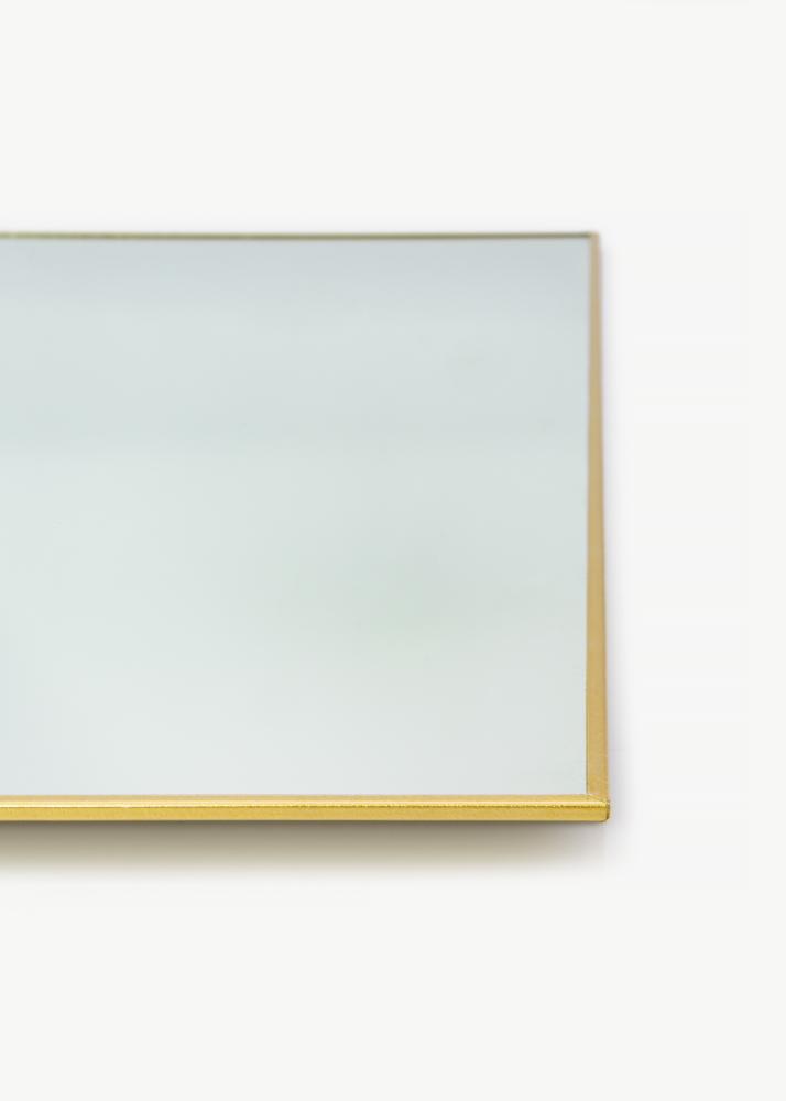 KAILA Square Mirror - Thin Brass 40x40 cm