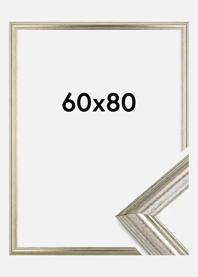 Cadre Västkusten Verre Acrylique Argent 60x80 cm