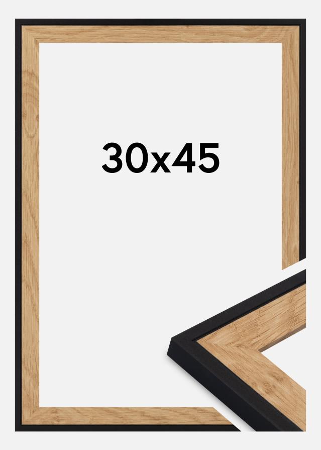 Cadre Iris Verre Acrylique Noir 30x45 cm