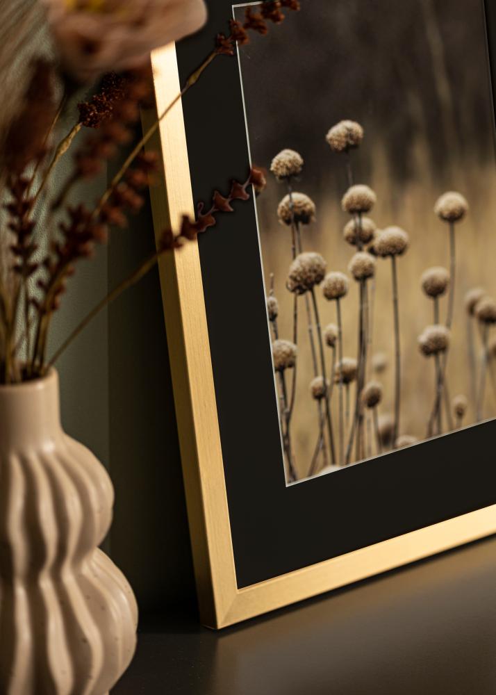 Cadre Selection Or 13x18 cm - Passe-partout Noir 9x12 cm