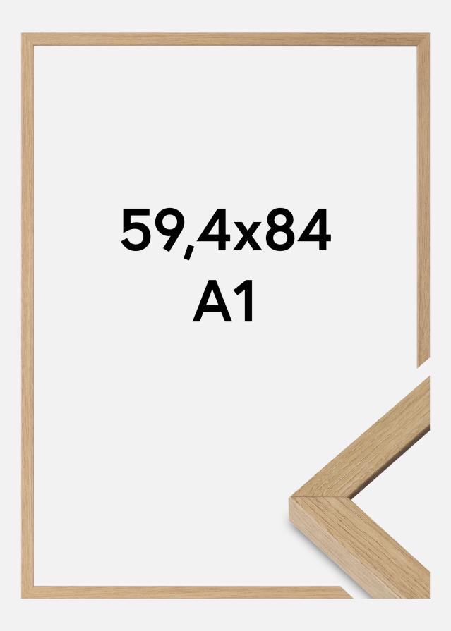 Cadre Hermes Verre acrylique Natural Oak 59,4x84,1 cm (A1)